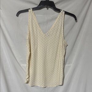 Old Navy Cream Polka Dot Camisole